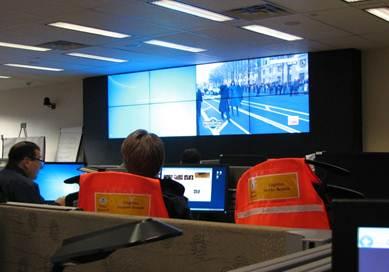  Philadelphia, Pa., Jan. 21, 2013 -- FEMA staff monitor the Presidential Inauguration in the Regional Response Coordination Center. 